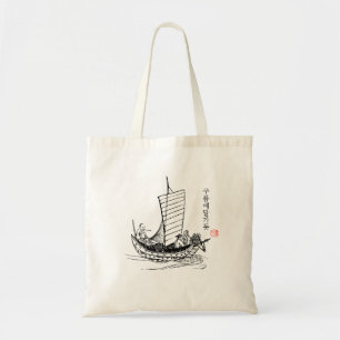 Koreaanse handmatige illustratie, unieke stijl tote bag