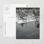 koreaanse herdenkingsgrens briefkaart (Voorkant / Achterkant)