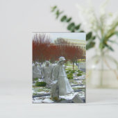 koreaanse herdenkingssoldaten briefkaart (Staand voorkant)