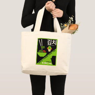 Koreaanse Kimchi Keuken Kunst Grote Tote Bag