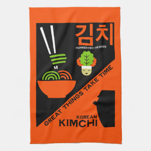 Koreaanse Kimchi Keuken Kunst Theedoek