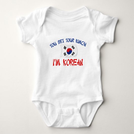 Koreaanse Kimchi Romper (Voorkant)