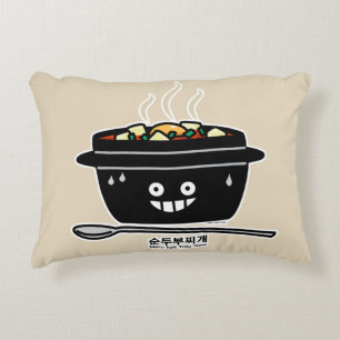Koreaanse Kruidige zachte Tofu jjigae van de Accent Kussen