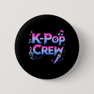 Koreaanse muziekcrew muziekfan-matchinggroep ronde button 5,7 cm