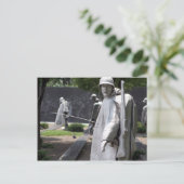 Koreaanse Oorlog Memorial Veterans Status Briefkaart (Staand voorkant)