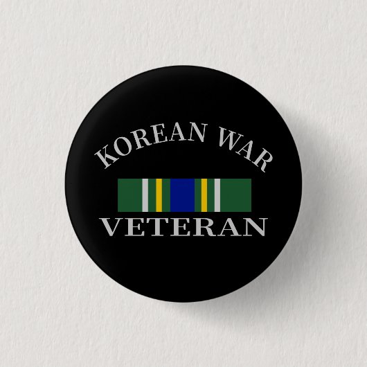 Koreaanse Oorlogsveteraan Button (Voorkant)