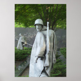 Koreaanse Oorlogsveteranen Memorial Serie drie Poster