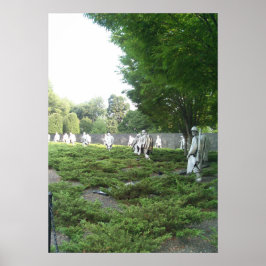 Koreaanse Oorlogsveteranen Memorial Serie Vier Poster