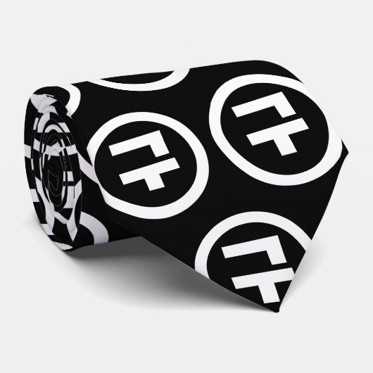 Koreaanse Sino Nummer 9 Negen 구 【Gu】 Hangul Stropdas (Opgerold)