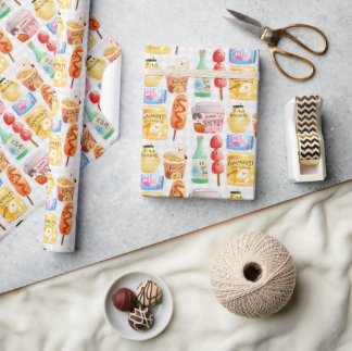 Koreaanse snacks cadeaupapier