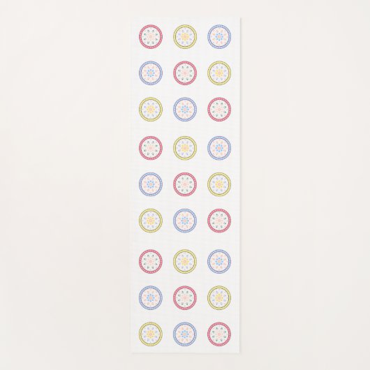 Koreaanse traditionele pattereerde yogamat (Voorkant)