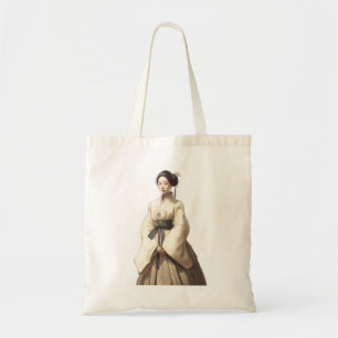 Koreaanse vrouw in Hanbok Canvas tas