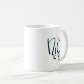 Korean “Faith” Calligraphy Mug (믿음) (Devant droit)