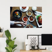 Korean Fermented Foods Kimchi Poster (Thuiskantoor)