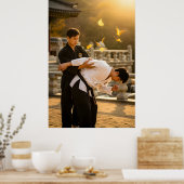 Korean Hapkido Self Defense Poster (Keuken)