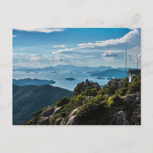 Korean Mountain Uitzicht Briefkaart (Voorkant)