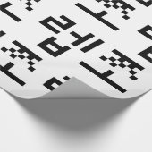 Korean Newb 쪼 렙 Jjoleb | Hangul Language Cadeaupapier (Hoek)