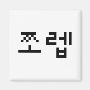 Korean Newb 쪼 렙 Jjoleb Hangul Language Magneet
