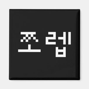 Korean Newb 쪼 렙 Jjoleb Hangul Language Magneet
