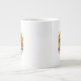 Korean Pop Culture Chest Print Espresso Cup Extra Grote Beker