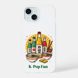 Korean Pop Culture Chest Print Printed Backpack Po iPhone 15 Hoesje