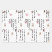 Korean Traditional Wrapping Paper | Hangul Script, (Voorkant)