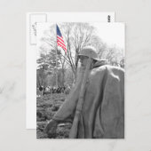 Korean War Memorial Briefkaart (Voorkant / Achterkant)