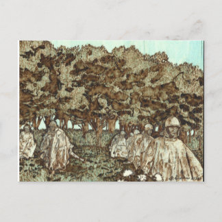 Korean War Memorial Postcard Briefkaart