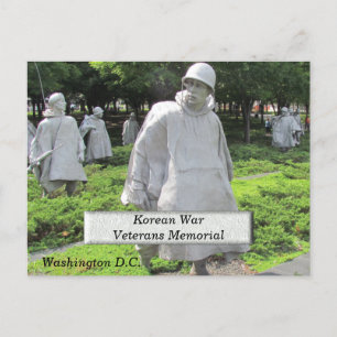 Korean War Veterans Memorial - ansichtkaart Briefkaart