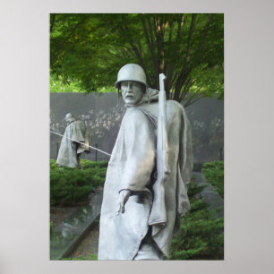 Korean War Veterans Memorial Serie Drie Poster