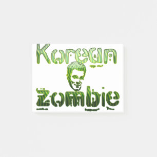 korean , zombie post-it® notes