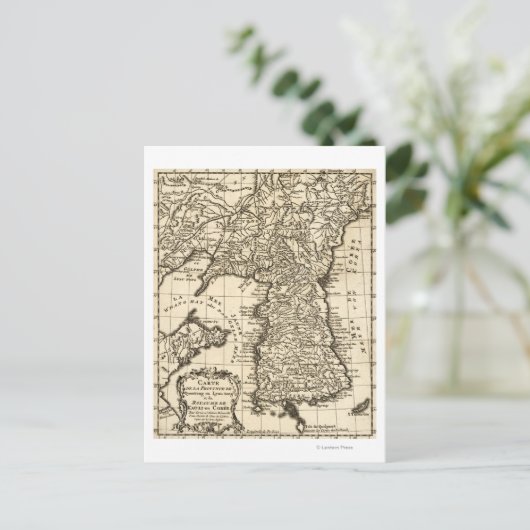 KoreaPanoramaKorea Briefkaart (Staand voorkant)