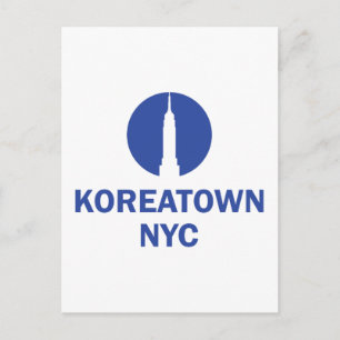 KOREATOWN NYC BRIEFKAART