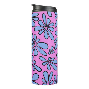 Korenbloem blauw vrije spirit floral thermosbeker