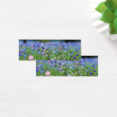Korenbloem Blauwe Bladwijzer Mini Visitekaartjes (Bureau)
