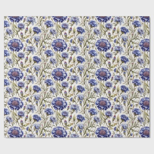 Korenbloem inpakpapier (Vlak)