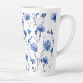 Korenbloem Latte Mok Wit Blauw (Rechts)