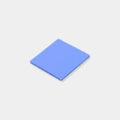 Korenbloemblauw effen post-it® notes (Schuin)