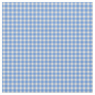 Korenbloemblauw Gingham Ruitpatroon Stof