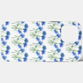 Korenbloemen blauw waterverf Patroon Case-Mate iPhone Case (Achterkant (horizontaal))