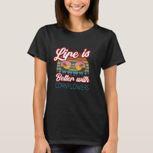 Korenbloemen Tuinders 'Leven is beter met korenbl T-shirt