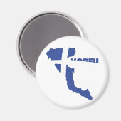 Korfu Grieks eiland Korfoe Magneet (Voorkant / Achterkant)