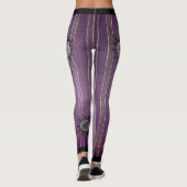 KORIN JAPONAIS ART PURPLE Leggings (Dos)