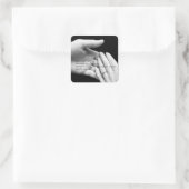 Korintiërs 13 Getrouwde Handen Sticker (Tas)