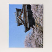 Kōriyama Castle:puzzle van Jigzaag Legpuzzel (Verticaal)