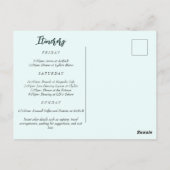 Kork de Rosé wijn aquarel vrijgezellenfeest Briefkaart (Achterkant)