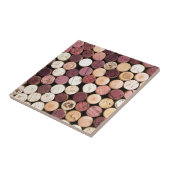 Korken aan het einde tegeltje (Zijkant)