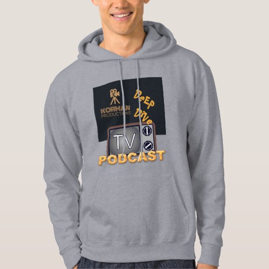 Korman Productions Deep Dive TV Podcast Hoodie (Voorkant)