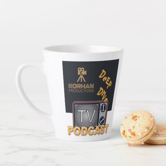 Korman Productions Deep Dive TV Podcast Latte Mok (In situ)