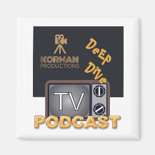 Korman Productions Deep Dive TV Podcast Magneet